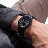 Guess Asset Quartz Black Dial Black Steel Strap Watch For Men - GW0575G3 Authentic Buy Shop Now