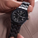 Guess Asset Quartz Black Dial Black Steel Strap Watch For Men - GW0575G3 Authentic Buy Shop Now