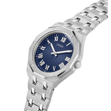 Guess Asset Quartz Blue Dial Silver Steel Strap Watch For Men - GW0575G4 Authentic Buy Shop Now