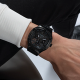 Guess Duke Glitz Crystals Black Dial Black Steel Strap Watch For Men - GW0576G3 Authentic Buy Shop Now