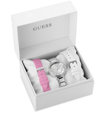 Guess Montage Quartz Silver Dial Silver Steel Strap Watch For Women - GW0588L2 Authentic Buy Shop Now