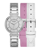 Guess Montage Quartz Silver Dial Silver Steel Strap Watch For Women - GW0588L2 Authentic Buy Shop Now