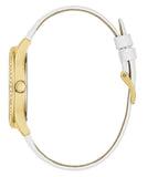 Guess Marina Multifunction White Dial White Rubber Strap Watch for Women - W1025L5 Authentic Buy Shop Now