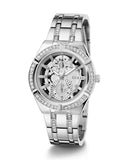 Guess Allara Quartz Silver Dial Silver Steel Strap Watch For Women - GW0604L1 Authentic Buy Shop Now