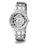 Guess Allara Quartz Silver Dial Silver Steel Strap Watch For Women - GW0604L1 Authentic Buy Shop Now