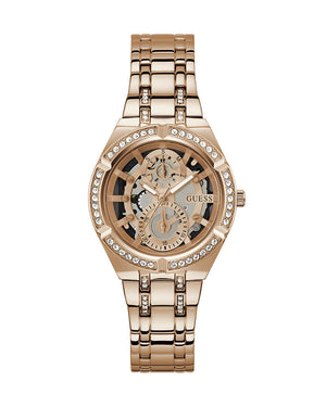 Guess Allara Quartz Rose Gold Dial Rose Gold Steel Strap Watch For Women - GW0604L3 Authentic Buy Shop Now
