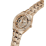 Guess Allara Quartz Rose Gold Dial Rose Gold Steel Strap Watch For Women - GW0604L3 Authentic Buy Shop Now