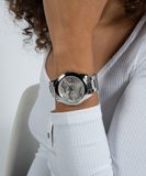 Guess G-Twist Silver Dial Silver Steel Strap Watch for Women - W1082L1 Authentic Buy Shop Now