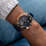 Guess Asteria Multifunction Blue Dial Blue Rubber Strap Watch For Women - GW0620L3 Authentic Buy Shop Now
