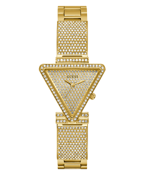 Guess Fame Crystals Gold Dial Gold Steel Strap Watch For Women - GW0644L2 Authentic Buy Shop Now