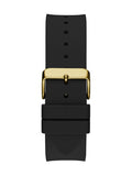 Guess Matrix Multifunction Gold Dial Black Rubber Strap Watch For Men - GW0423G2 Authentic Buy Shop Now
