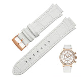 Swarovski Citra Sphere Chrono White Dial White Leather Strap Watch for Women - 5080602 Authentic Buy Shop Now