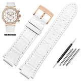 Swarovski Citra Sphere Chrono White Dial White Leather Strap Watch for Women - 5080602 Authentic Buy Shop Now