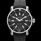 Gucci Dive Analog Quartz Black Dial Black Rubber Strap Watch For Men - YA136204 Authentic Buy Shop Now