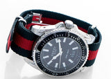 Gucci Dive Black Dial Two Tone NATO Strap Watch For Men - YA136206 Authentic Buy Shop Now