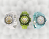 Gucci Dive Automatic White Dial White Rubber Strap Unisex Watch - YA136342 Authentic Buy Shop Now