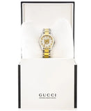 Gucci G Timeless Quartz Silver Dial Two Tone Steel Strap Watch For Women - YA126596 Authentic Buy Shop Now
