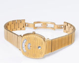 Gucci Grip Yellow Gold Dial Yellow Gold Steel Strap Unisex Watch - YA157403 Authentic Buy Shop Now