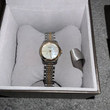 Gucci G Timeless Diamonds Mother of Pearl Dial Two Tone Mesh Bracelet Watch For Women - YA126514 Authentic Buy Shop Now