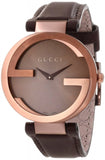 Gucci Interlocking Brown Dial Brown Leather Strap Watch For Women - YA133309 Authentic Buy Shop Now