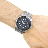 Gucci Dive Analog Black Dial Silver Steel Strap Watch For Men - YA136208 Authentic Buy Shop Now