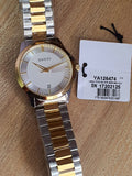 Gucci G Timeless Silver Dial Two Tone Steel Strap Watch For Men - YA126474 Authentic Buy Shop Now