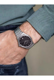 Gucci G Timeless Diamonds Black Dial Silver Steel Strap Watch For Men - YA126456 Authentic Buy Shop Now