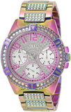 Guess Lady Frontier Diamonds Silver Dial Multicolor Steel Strap Watch for Women - GW0044L1 Authentic Buy Shop Now