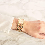 Guess Mod Heavy Metal Rose Gold Dial Rose Gold Steel Strap Watch For Women - W1117L3 Authentic Buy Shop Now