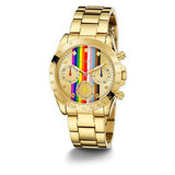 Guess Eclipse Multifunction Gold Dial Gold Steel Strap Watch for Women - GW0433L1 Authentic Buy Shop Now
