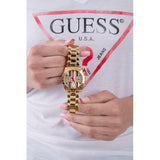 Guess Eclipse Multifunction Gold Dial Gold Steel Strap Watch for Women - GW0433L1 Authentic Buy Shop Now