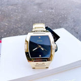 Guess Phoenix Black Dial Gold Steel Strap Watch for Men - GW0387G2 Authentic Buy Shop Now