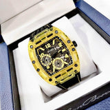 Guess Phoenix Chronograph Black Dial Black Rubber Strap Watch for Men - GW0499G2 Authentic Buy Shop Now
