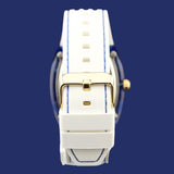 Guess Phoenix Multifunction Blue Dial White Rubber Strap Watch for Men - GW0499G6 Authentic Buy Shop Now