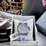 Guess Queen Quartz Purple Dial Purple Silicone Strap Watch For Women - GW0536L4 Authentic Buy Shop Now