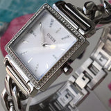 Guess Vanity Diamonds White Dial Silver Steel Strap Watch for Women - W1030L1 Authentic Buy Shop Now