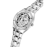 Guess Allara Quartz Silver Dial Silver Steel Strap Watch For Women - GW0604L1 Authentic Buy Shop Now