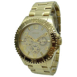 Guess BFF Multifunction Gold Dial Gold Steel Strap Watch for Men - W0231L2 Authentic Buy Shop Now