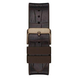 Guess Phoenix Multifunction Blue Dial Brown Leather Strap Watch for Men - GW0202G2 Authentic Buy Shop Now