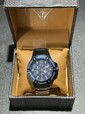 Guess Rigor Multifunction Black Dial Blue Steel Strap Watch for Men - W0218G4 Authentic Buy Shop Now