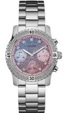 Guess Confetti Multicolored Dial Silver Steel Strap Watch For Women - W0774L1 Authentic Buy Shop Now