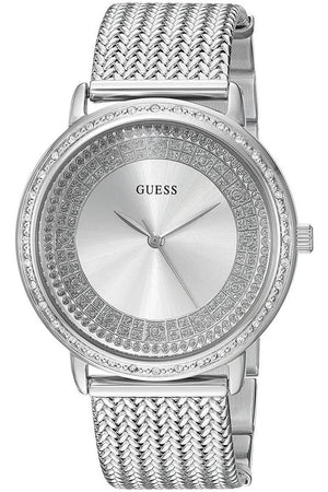 Guess Quartz Silver Dial Willow Stainless Steel Mesh Bracelet Watch For Women - W0836L2 Authentic Buy Shop Now