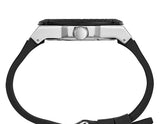 Guess Legacy White Dial Black Rubber Strap Watch For Men - W1049G3 Authentic Buy Shop Now