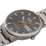 Mido Commander II Automatic Chronometer Grey Dial Silver Steel Strap Watch For Men - M021.431.11.061.01 Authentic Buy Shop Now