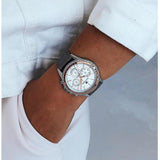Tommy Hilfiger Ari Diamonds White Dial Grey Leather Strap Watch for Women - 1781980 Authentic Buy Shop Now