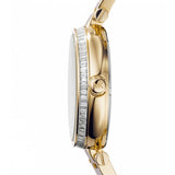 Michael Kors Skylar Black Dial Gold Steel Strap Watch for Women - MK5989 Authentic Buy Shop Now