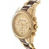 Michael Kors Blair Gold Dial Two Tone Steel Strap Watch for Women - MK6094 Authentic Buy Shop Now