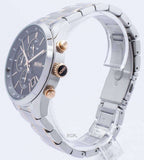 Hugo Boss Grand Prix Black Dial Two Tone Steel Strap Watch for Men - 1513473 Authentic Buy Shop Now