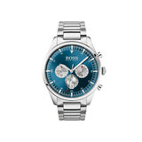 Hugo Boss Pioneer Blue Dial Silver Steel Strap Watch for Men - 1513713 Authentic Buy Shop Now