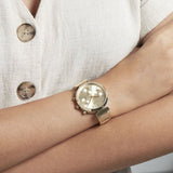 Hugo Boss Flawless Gold Dial Gold Steel Strap Watch for Women - 1502532 Authentic Buy Shop Now